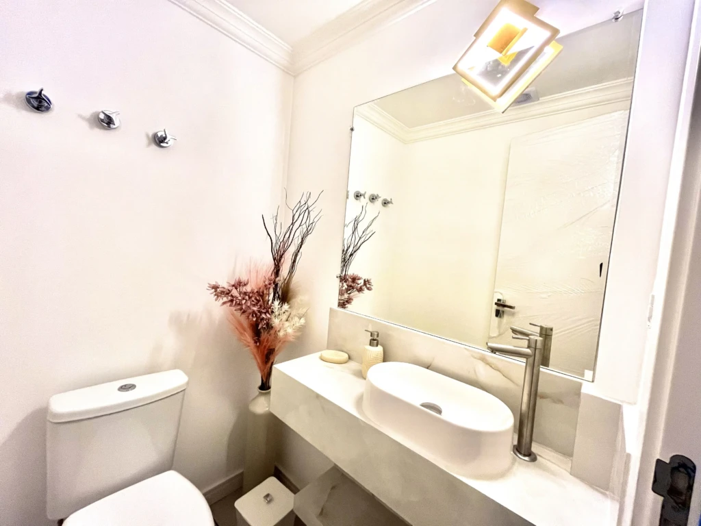 Lavabo do andar íntimo